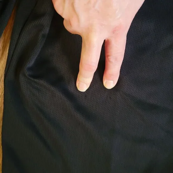 Adidas Vintage Climalite Track Pants Womens Large 2005 Black with White 3 Stripe - Picture 14 of 16